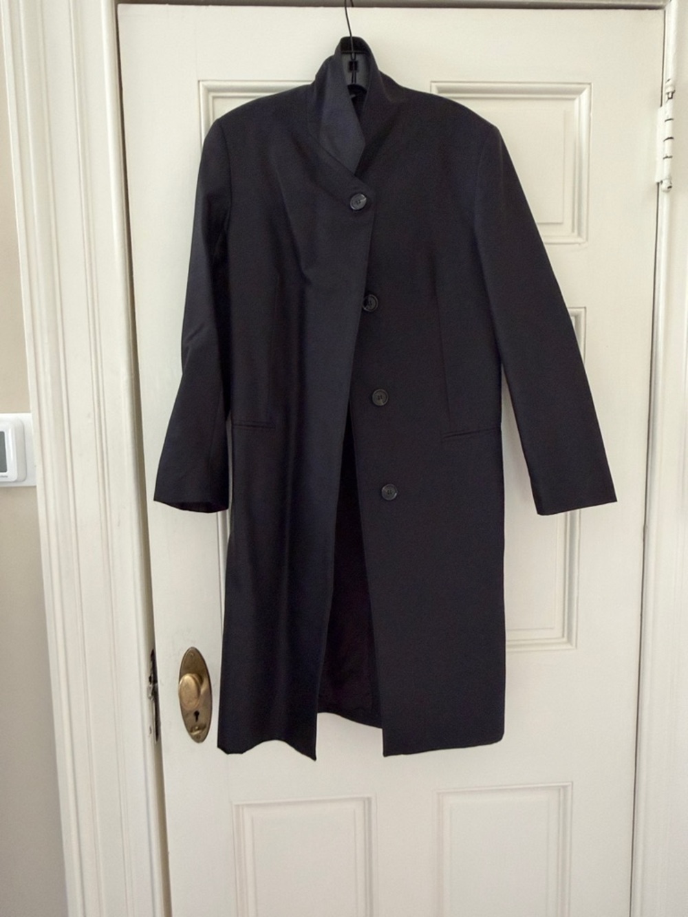 COS Black Single-Breasted Women's Trench Coat